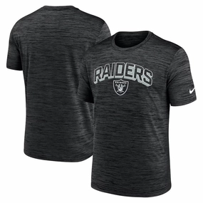 Las Vegas Raiders NFL Nike Velocity Performance T-Shirt - Black