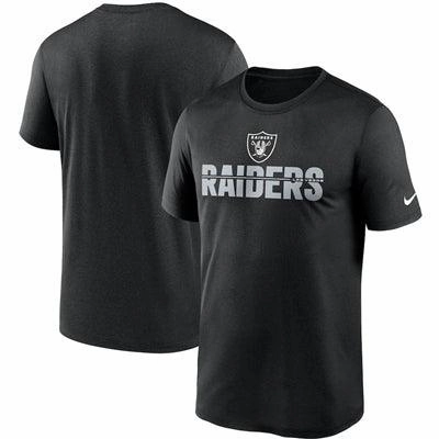 Las Vegas Raiders NFL UK Medium Nike Legend Microtype Performance T-Shirt - Black