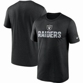 Las Vegas Raiders NFL UK Medium Nike Legend Microtype Performance T-Shirt - Black