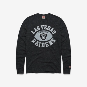 Las Vegas Raiders Pigskin Long Sleeve Tee