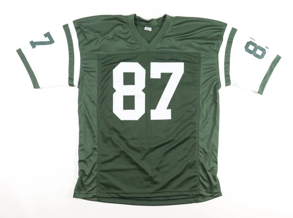 Laveranues Coles Signed New York Jet Jersey (Steiner) Pro Bowl Wide Receiver