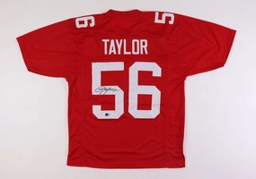 Lawrence Taylor Signed New York Giants Jersey (Beckett) 2Super Bowl Champion