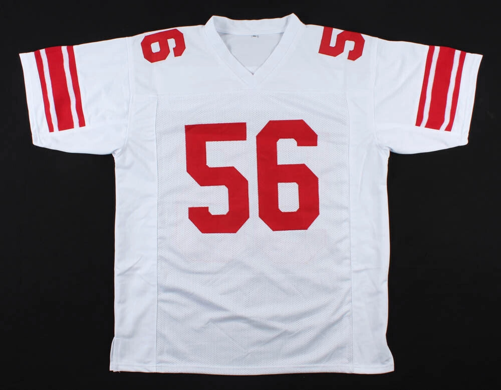Lawrence Taylor Signed New York Giants Jersey (Beckett COA)  2Super Bowl Champ