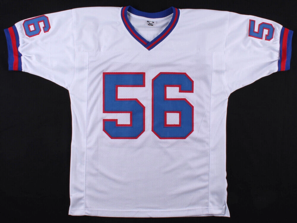 Lawrence Taylor Signed New York Giants Jersey (JSA COA) 2Super Bowl Champ L.B.