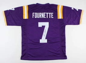 Leonard Fournette Signed LSU Tigers Jersey (P.A. COA) Tampa Bay Buccaneers R.B.