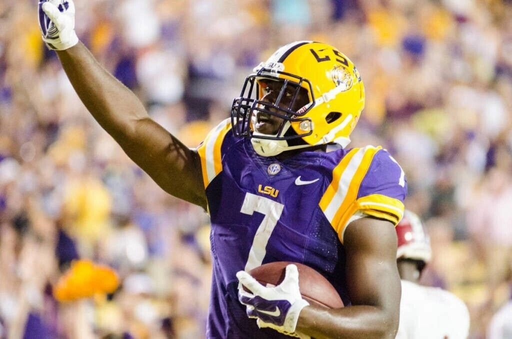 Leonard Fournette Signed LSU Tigers Jersey (P.A. COA) Tampa Bay Buccaneers R.B.