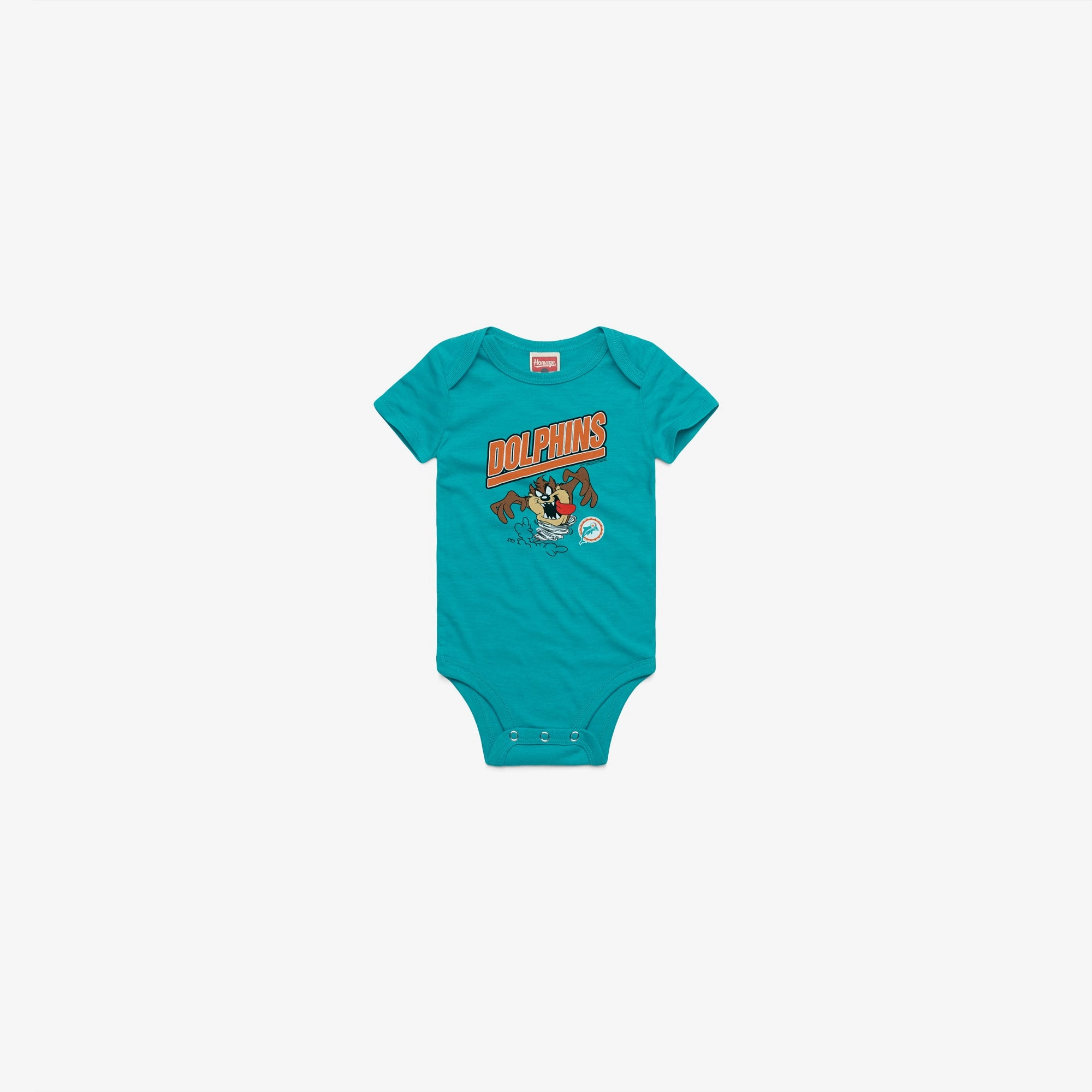 Looney Tunes Taz x Miami Dolphins Baby One Piece