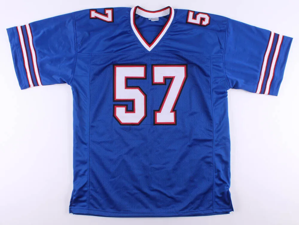 Lorenzo Alexander Signed Buffalo Bills Jersey (JSA COA) 2Pro Bowl Linebacker