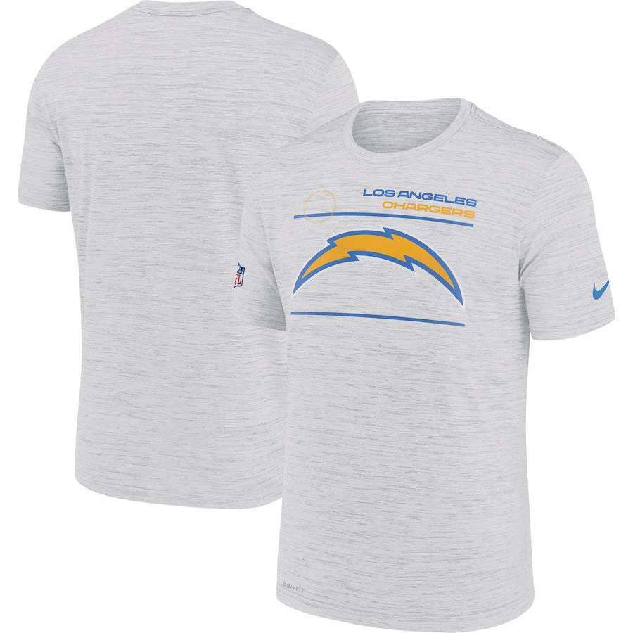 Los Angeles Chargers NFL UK Large Nike Sideline Velocity Legend Performance T-Shirt - White