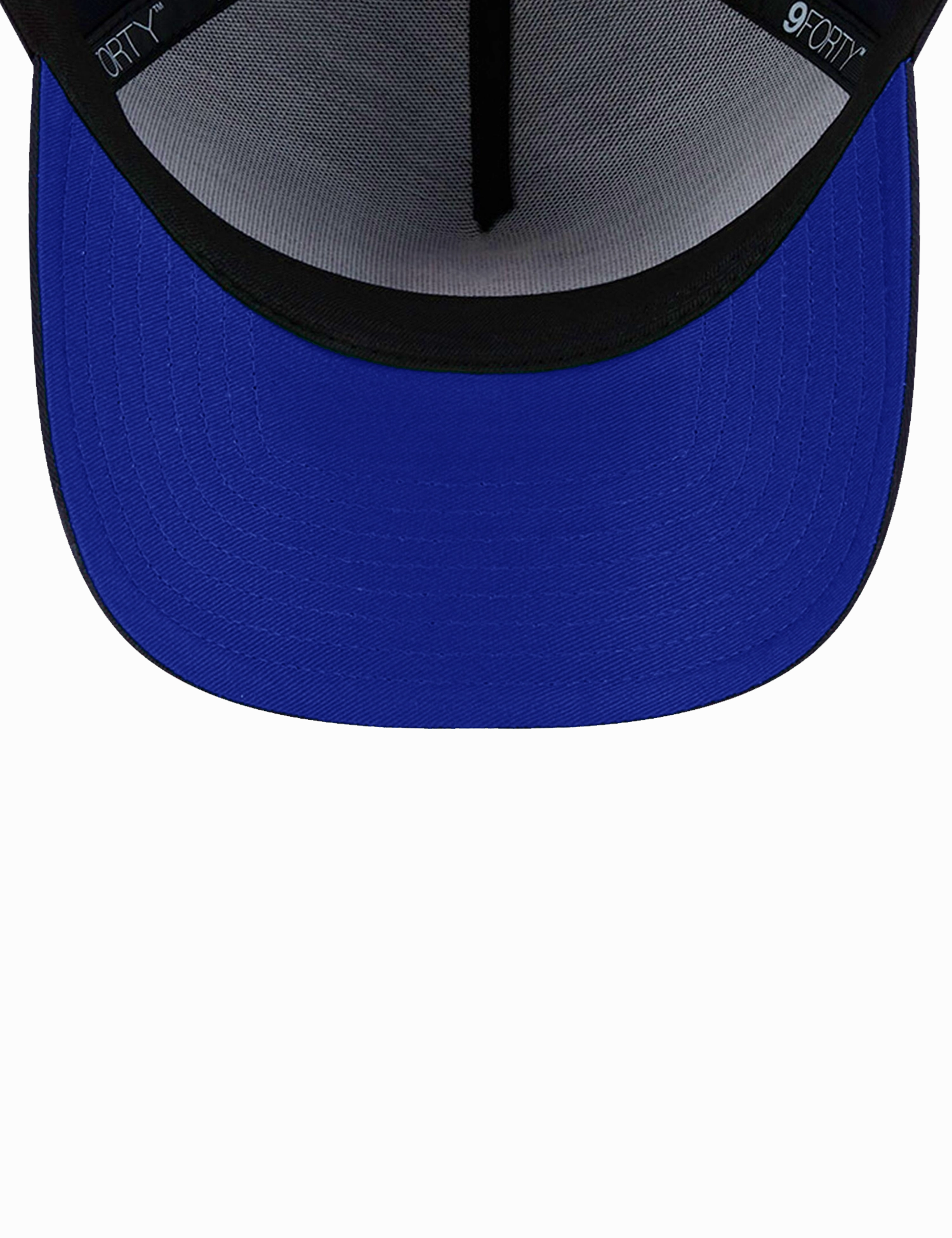 Los Angeles Dodgers New Era MLB 9FORTY Royal Outline A-Frame Snapback Hat - Black