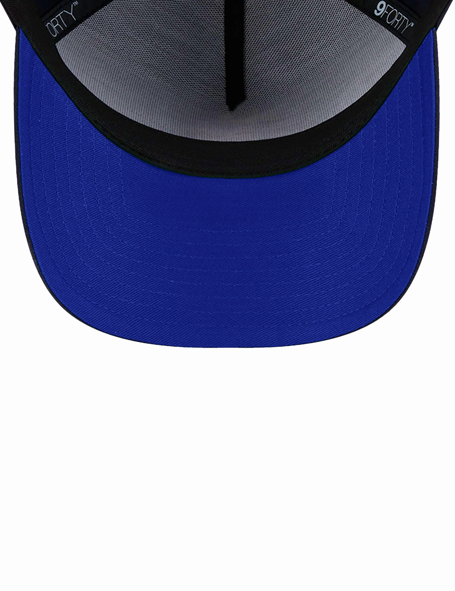 Los Angeles Dodgers New Era MLB 9FORTY Royal Outline A-Frame Snapback Hat - Black