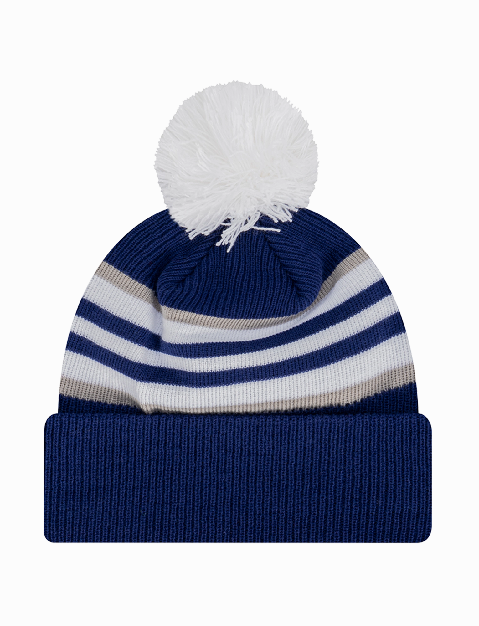 Los Angeles Dodgers New Era MLB Stripe Hit Knit Beanie - Blue