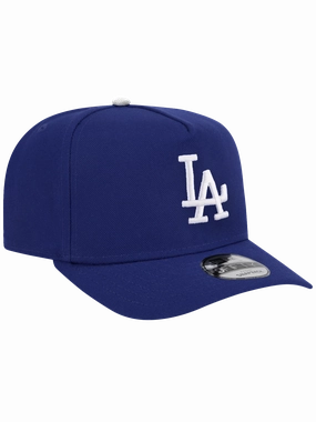 Los Angeles Dodgers New Era MLB Team Pre-Curved 9FIFTY A-Frame Snapback Hat - Blue