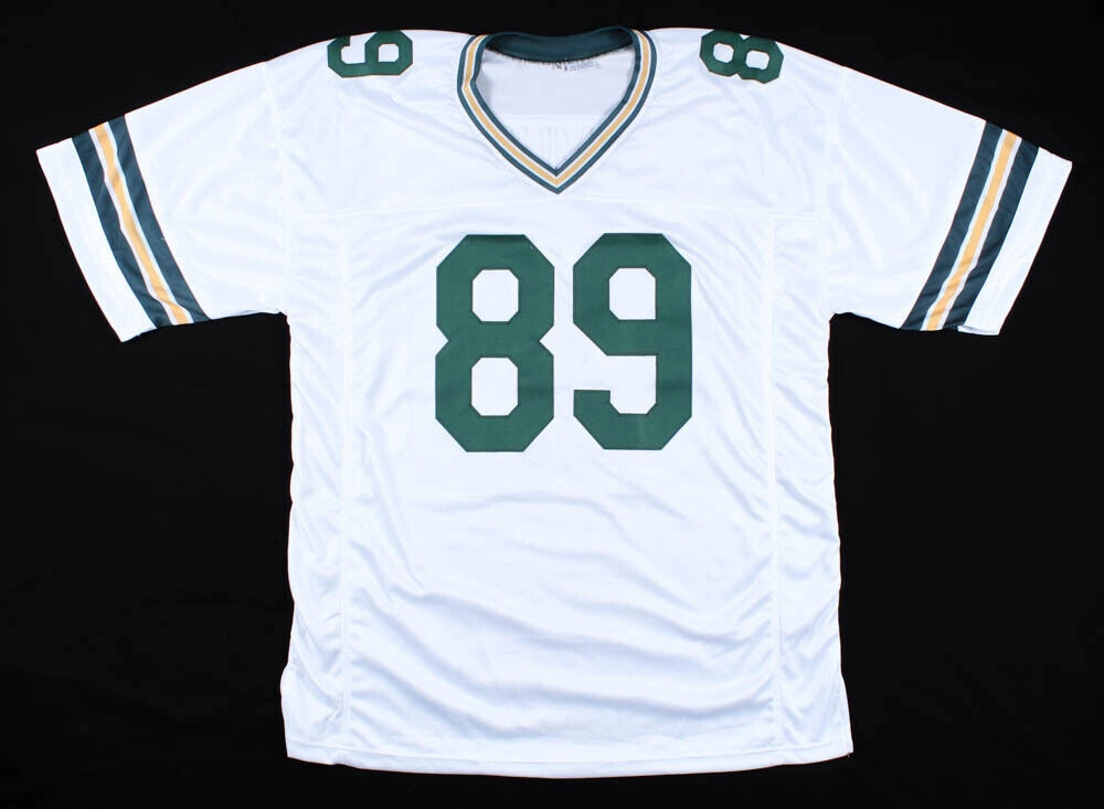 Mark Chmura Signed Green Bay Packers Jersey (Beckett COA)  3xPro Bowl Tight End