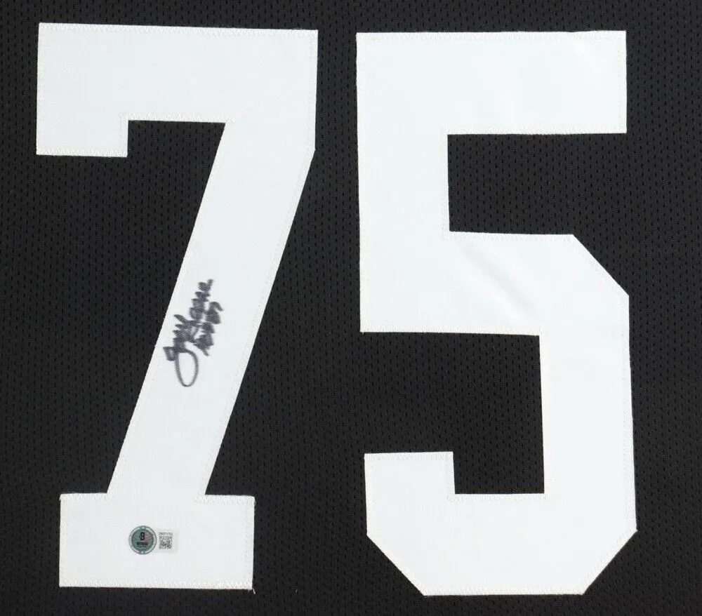 Mean Joe Greene Signed Framed Steelers Jersey Display Inscribed "HOF 87"(Beckett