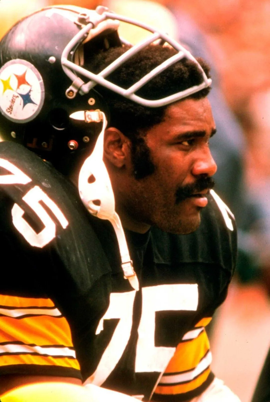 Mean Joe Greene Signed Framed Steelers Jersey Display Inscribed "HOF 87"/Beckett