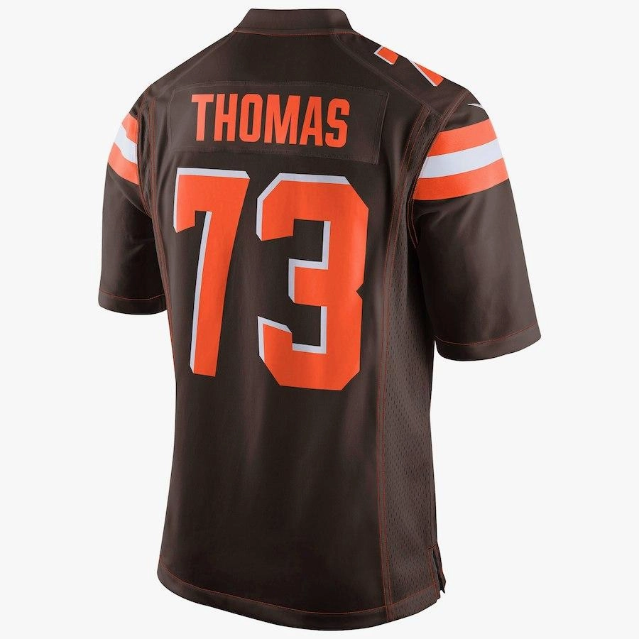 Men's Cleveland Browns Joe Thomas Nike Brown Game Jersey