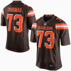 Men's Cleveland Browns Joe Thomas Nike Brown Game Jersey