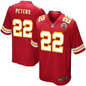 Men's Kansas City Chiefs Marcus Peters Red Game Jersey