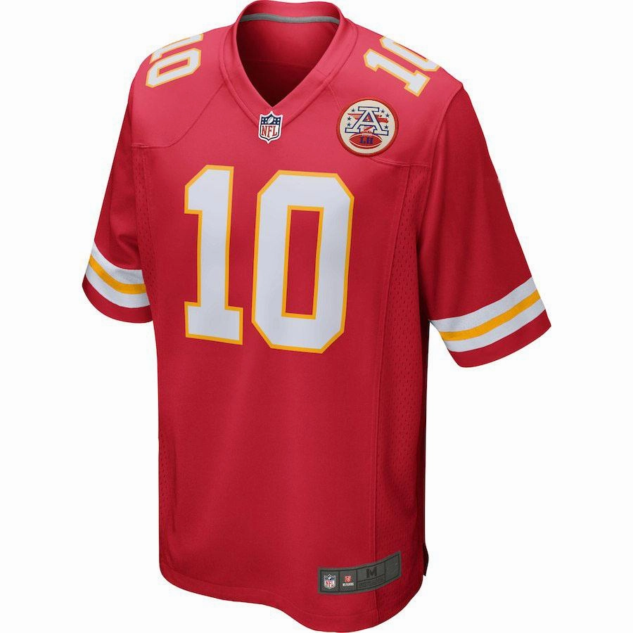 Men's Kansas City Chiefs Tyreek Hill Red Game Jersey