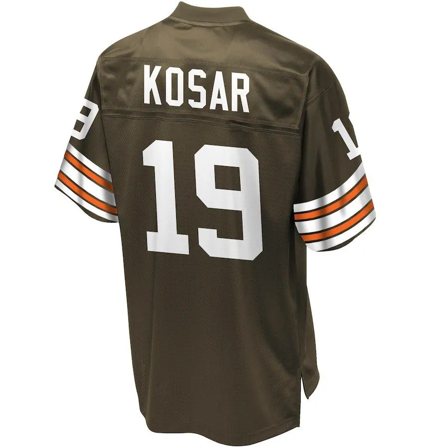 Men's Cleveland Browns Bernie Kosar NFL Pro Line Brown Retired Player Jersey