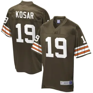 Men's Cleveland Browns Bernie Kosar NFL Pro Line Brown Retired Player Jersey
