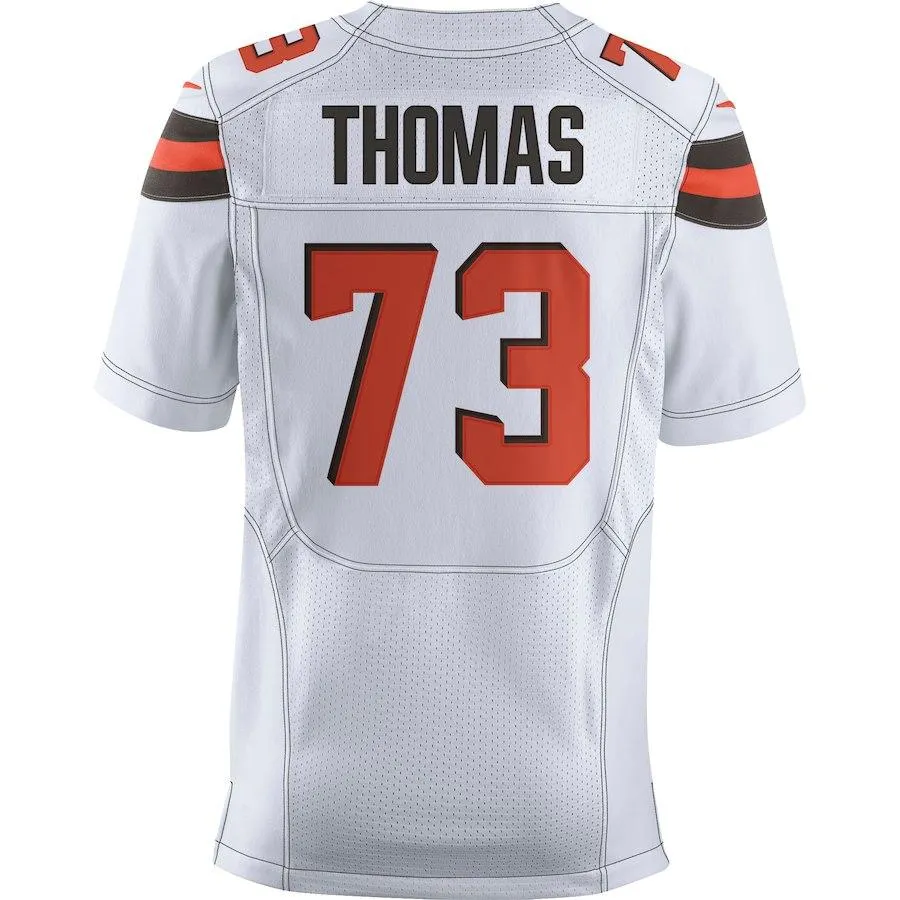 Men's Cleveland Browns Joe Thomas White Elite Jersey