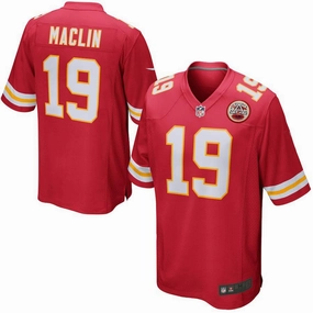 Mens Kansas City Chiefs Joe Montana Red Retired Player Game Jersey