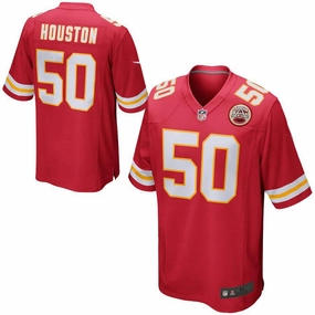 Mens Kansas City Chiefs Justin Houston Red Game Jersey