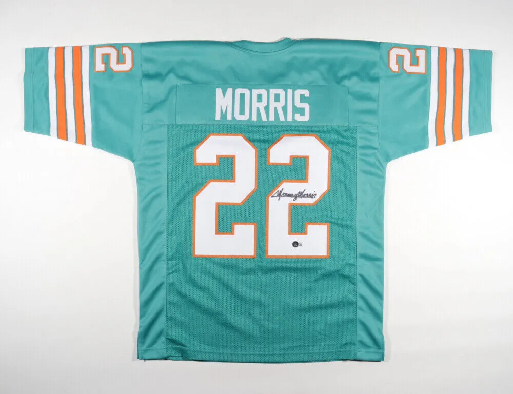 Mercury Morris Signed Miami Dolphin Jersey (Beckett Holo) 1972 Perfect Season RB