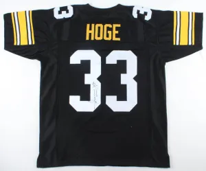 Merril Hoge Signed Steelers Jersey (JSA COA)  Pittsburgh Running Back 1987-1994