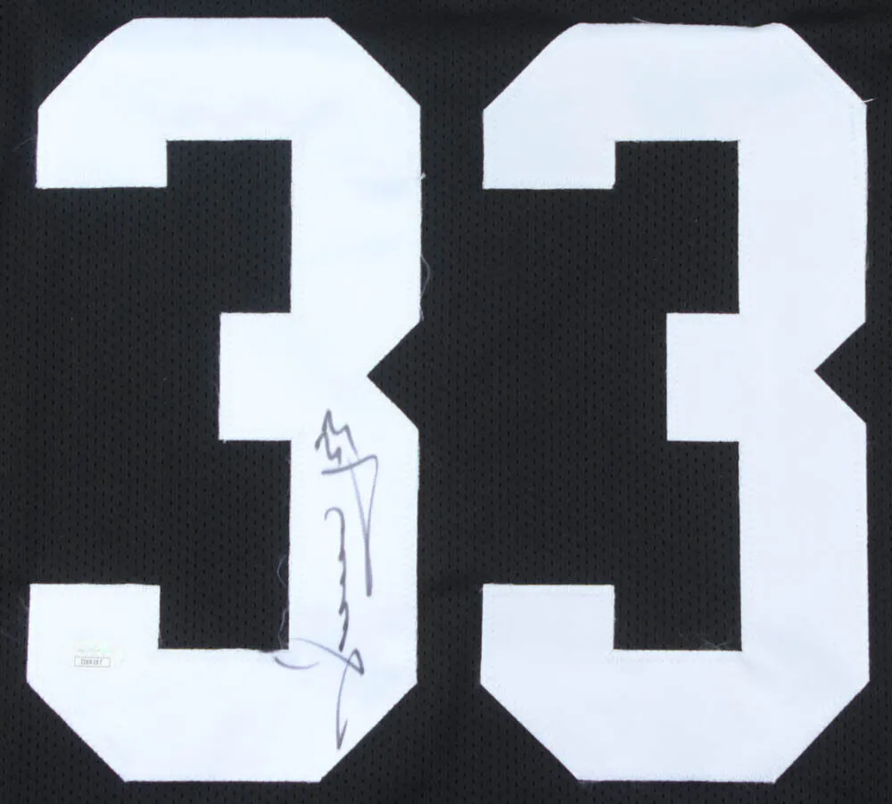 Merril Hoge Signed Steelers Jersey (JSA COA)  Pittsburgh Running Back 1987-1994