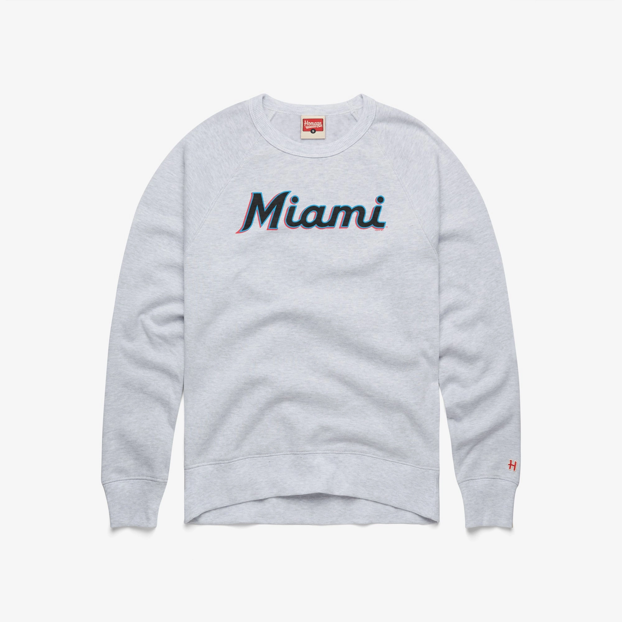 Miami Marlins Jersey Logo '19 Crewneck