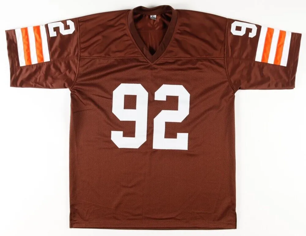 Michael Dean Perry Signed Cleveland Browns Jersey (Playball Ink) 6xPro Bowl D.E.