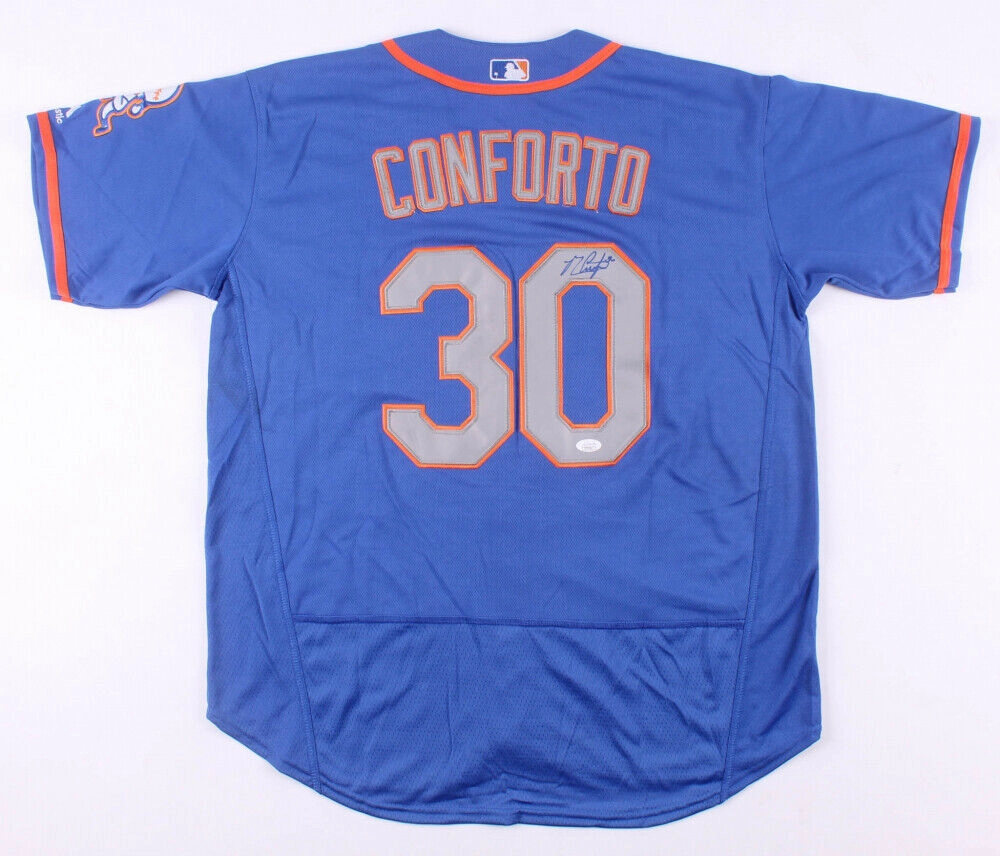 Michael Conforto Signed New York Mets Majestic Jersey (JSA COA) 2017 All Star OF