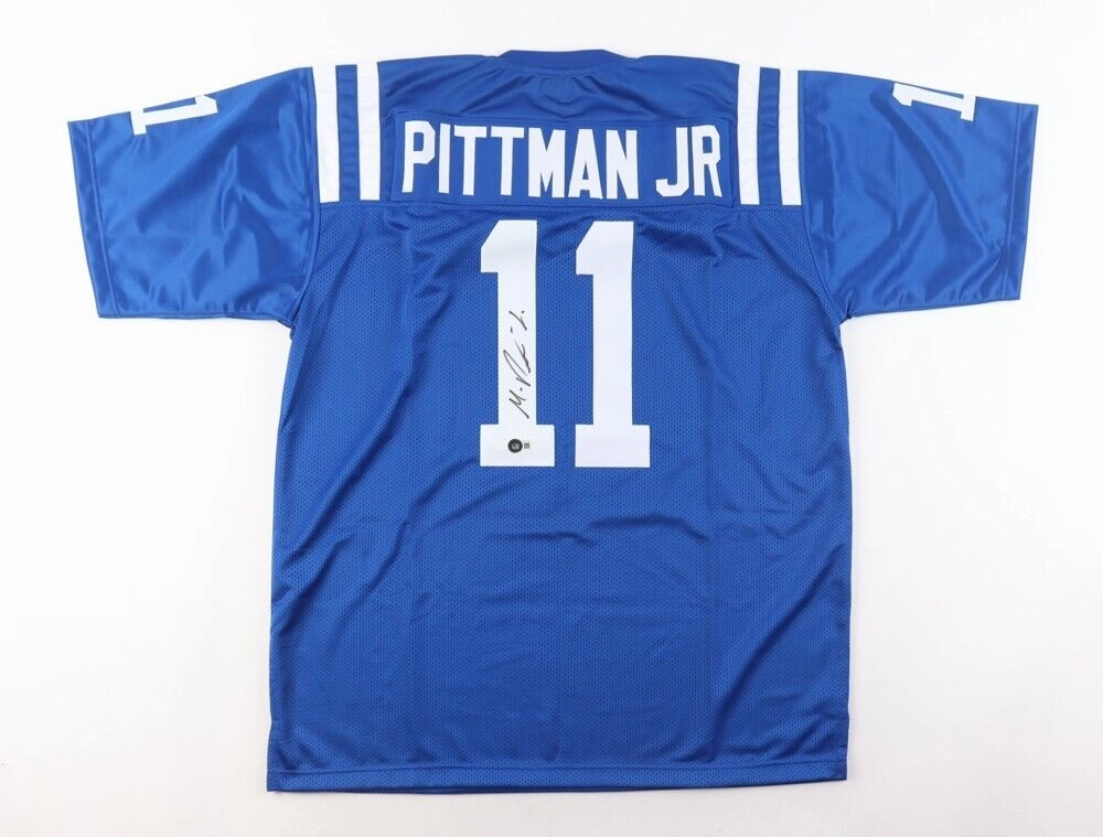 Michael Pittman Jr. Signed Indianapolis Colts Jersey (Beckett) 2020 2nd Rnd Pick