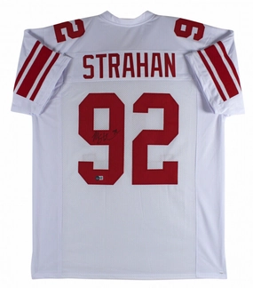 Michael Strahan New York Giants Signed Jersey (Beckett Hologram) 7All Pro D E