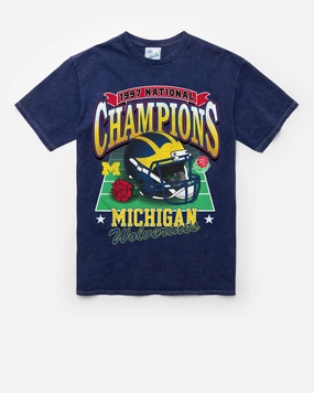 MICHIGAN WOLVERINES H-BOWLS LOCKER VINTAGE '47 TUBULAR TEE