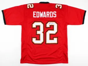 Mike Edwards Signed Buccaneers Jersey (JSA Holo) Tampa Bay 2019 3rd Round Pk DB