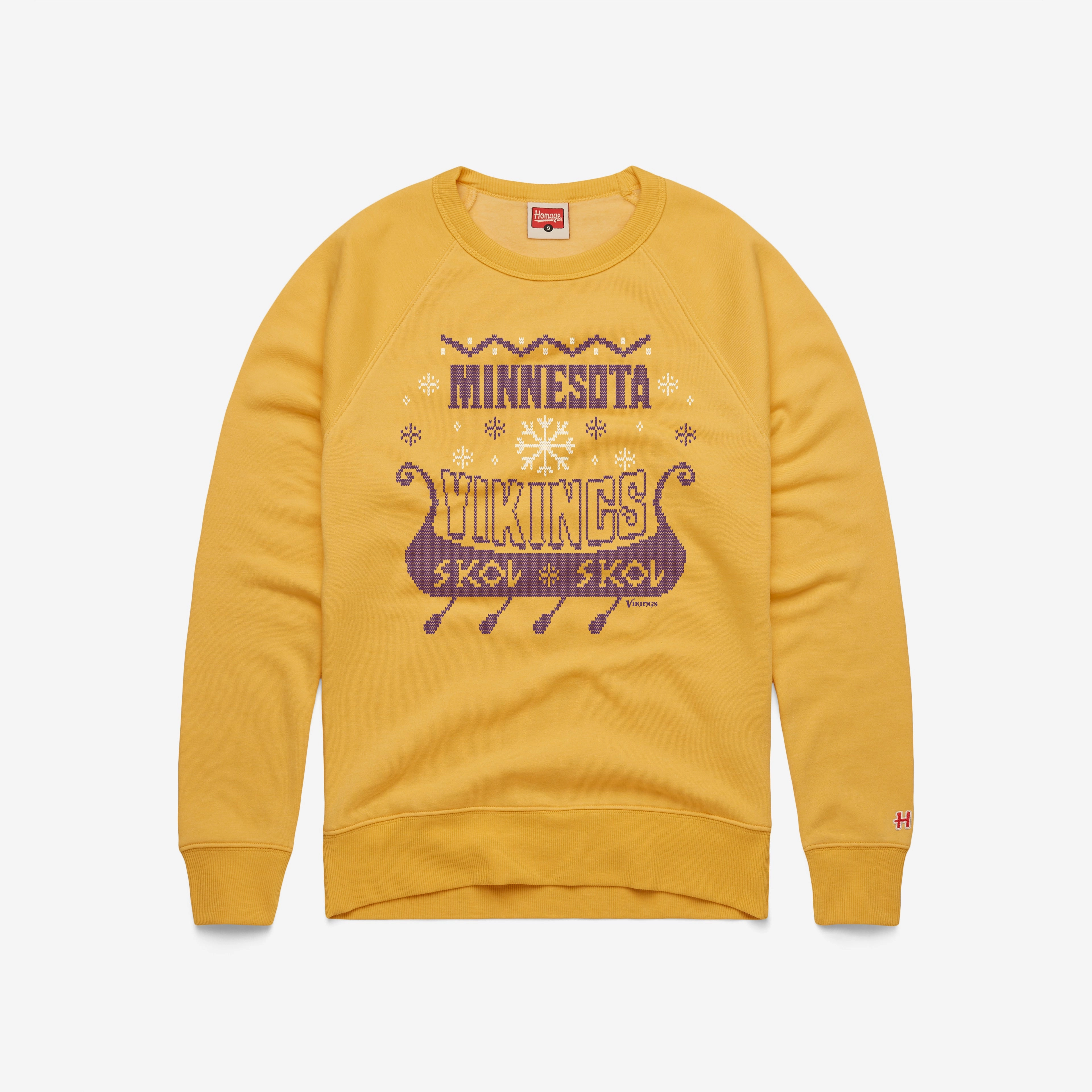 Minnesota Vikings Holiday Crewneck