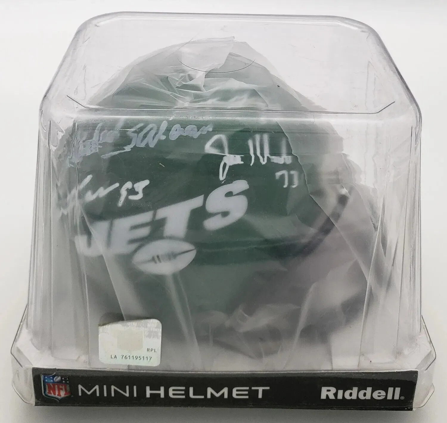 New York Sack Exchange Signed Mini Helmet (JSA COA) Gastineau Lyons Klecko Salam