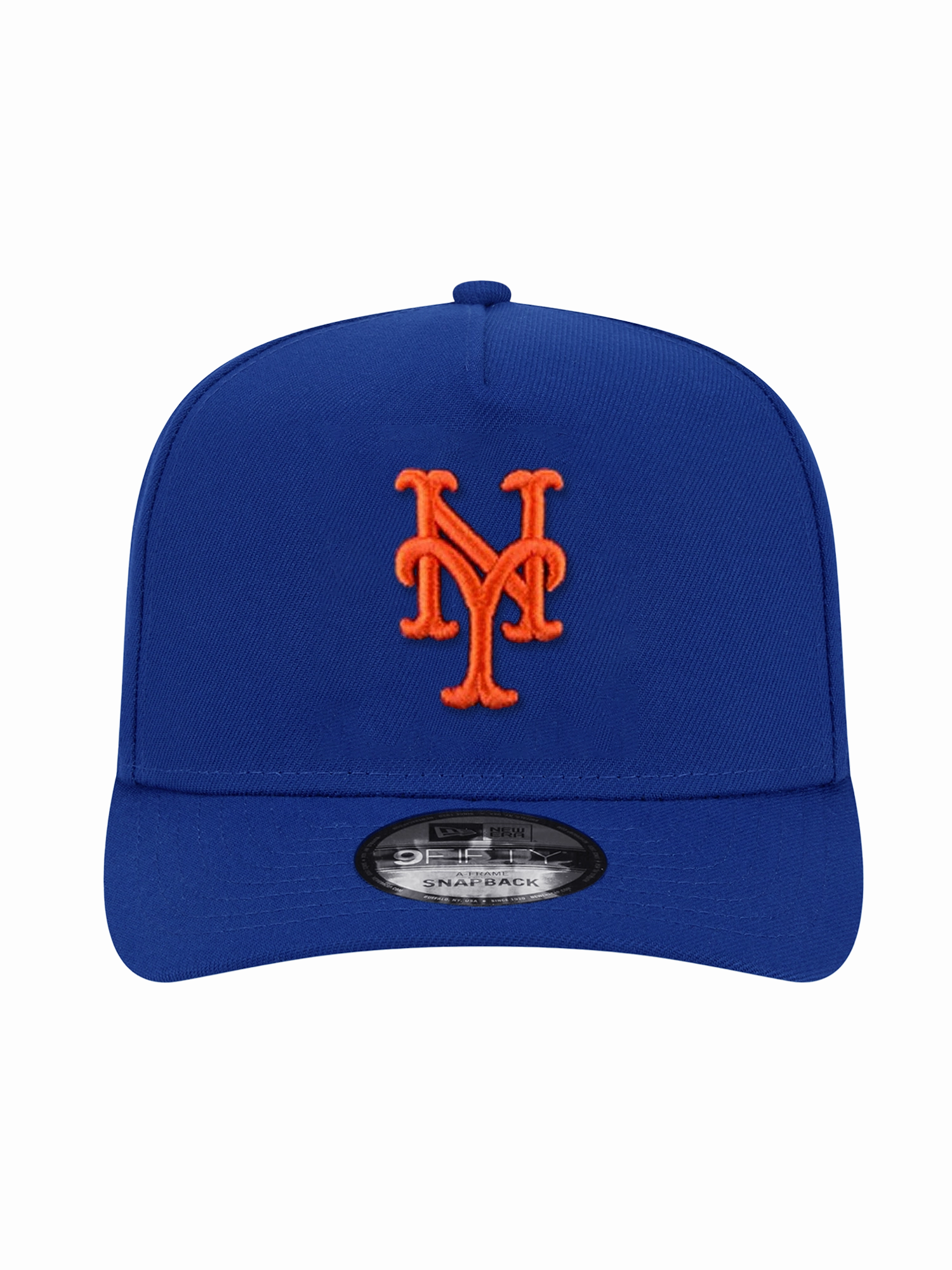 New York Mets New Era MLB 40th Ann Pre-Curved 9FIFTY A-Frame Snapback Hat - Blue