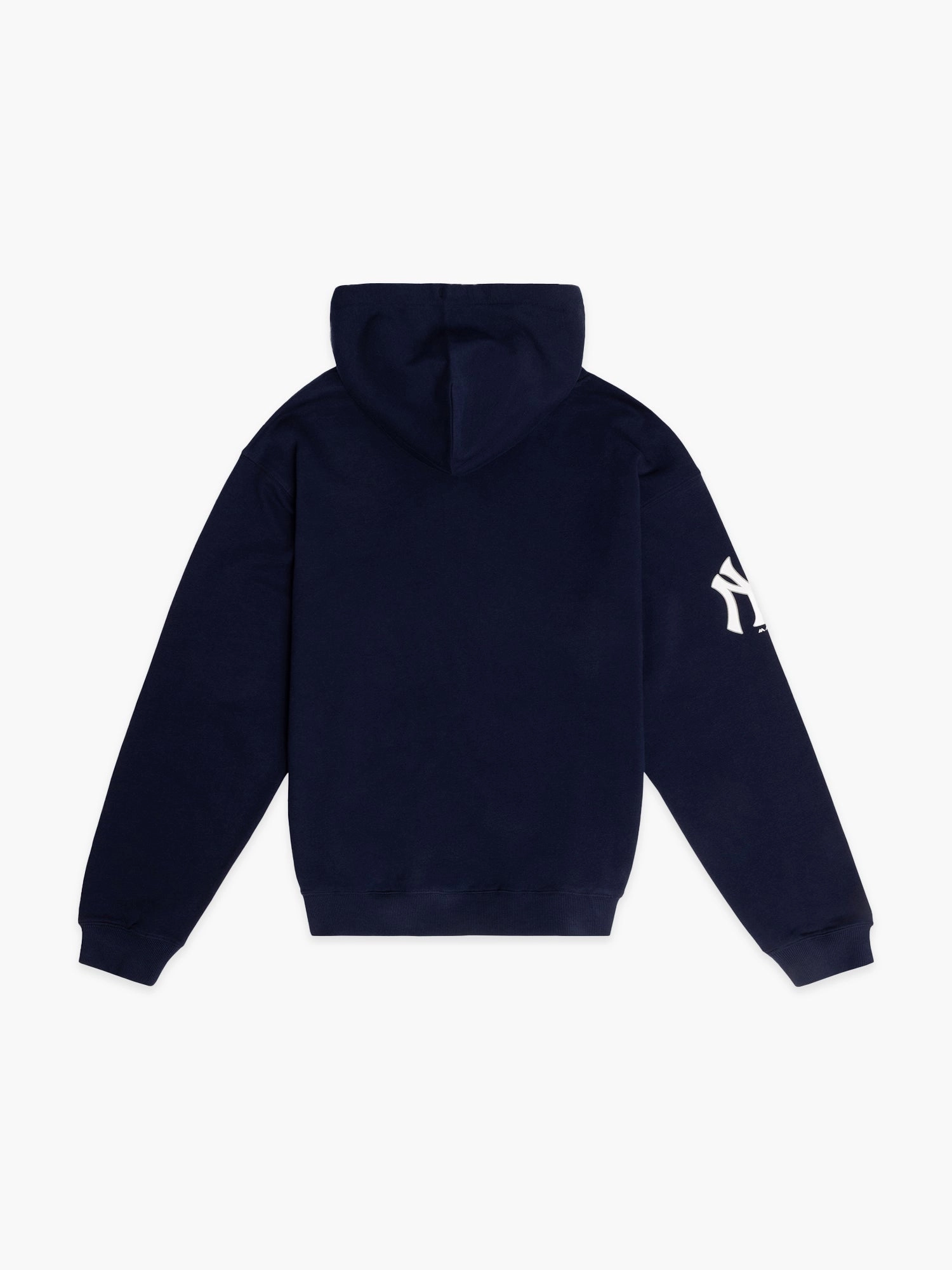 New York Yankees Majestic MLB Script Vintage Hoodie Jumper - Navy
