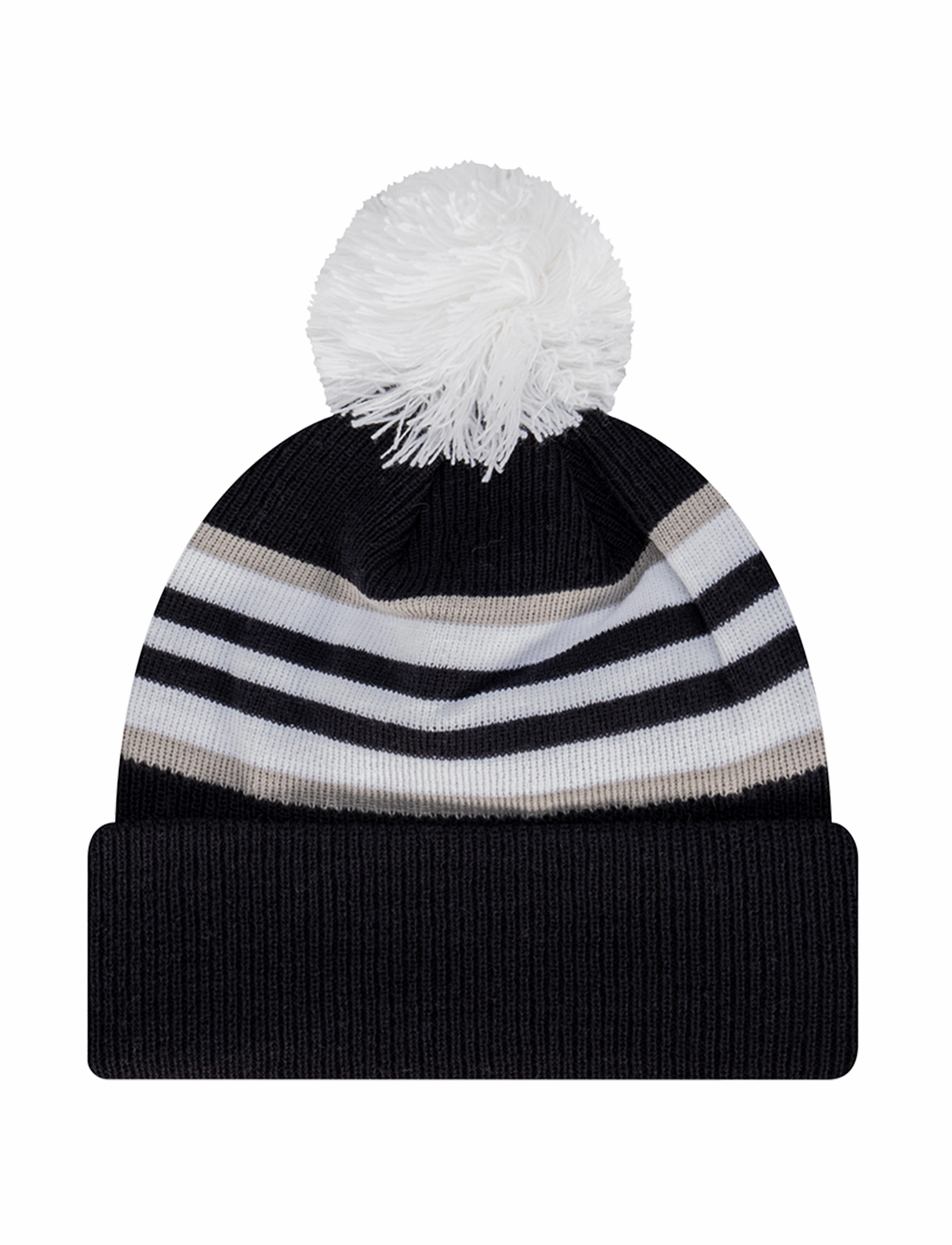 New York Yankees New Era MLB Stripe Hit Knit Beanie - Navy