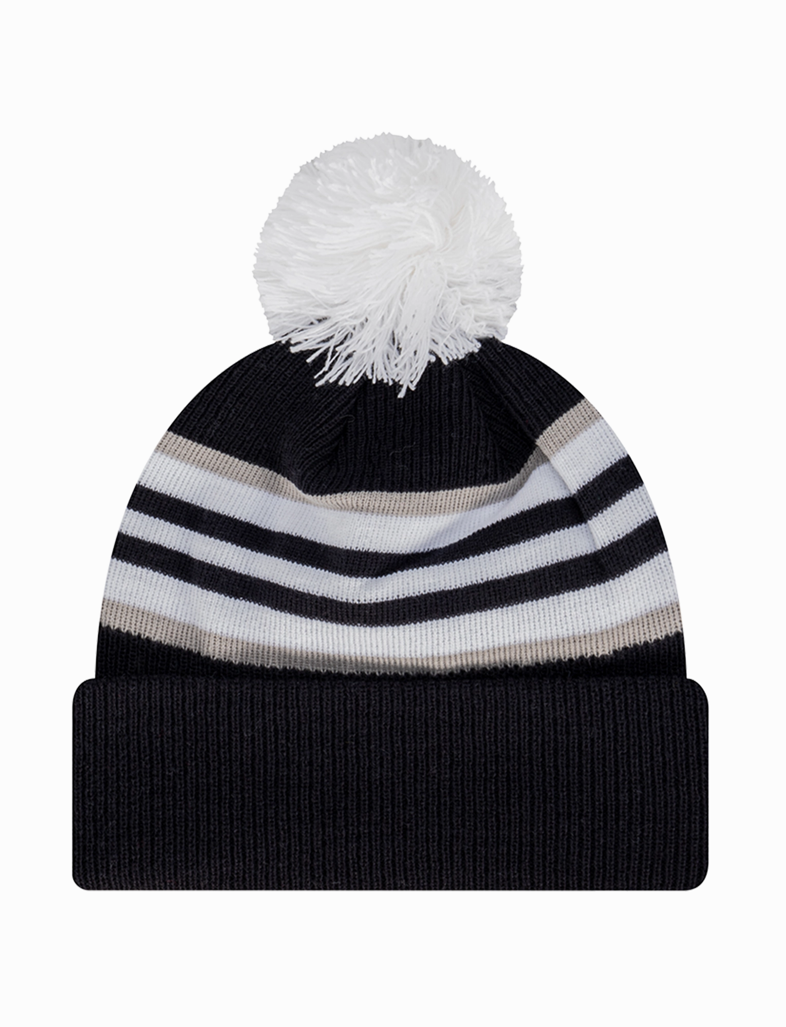 New York Yankees New Era MLB Stripe Hit Knit Beanie - Navy