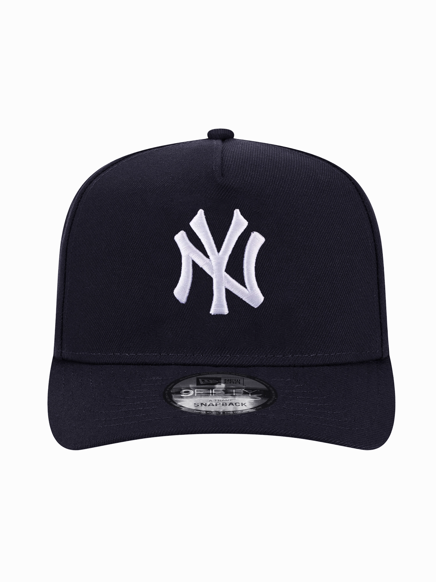 New York Yankees New Era MLB Team Pre-Curved 9FIFTY A-Frame Snapback Hat - Navy