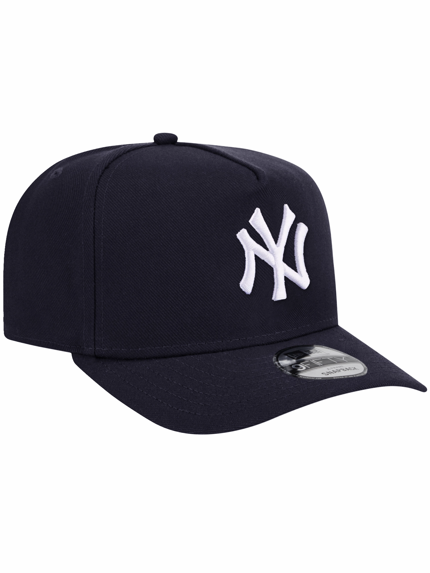 New York Yankees New Era MLB Team Pre-Curved 9FIFTY A-Frame Snapback Hat - Navy