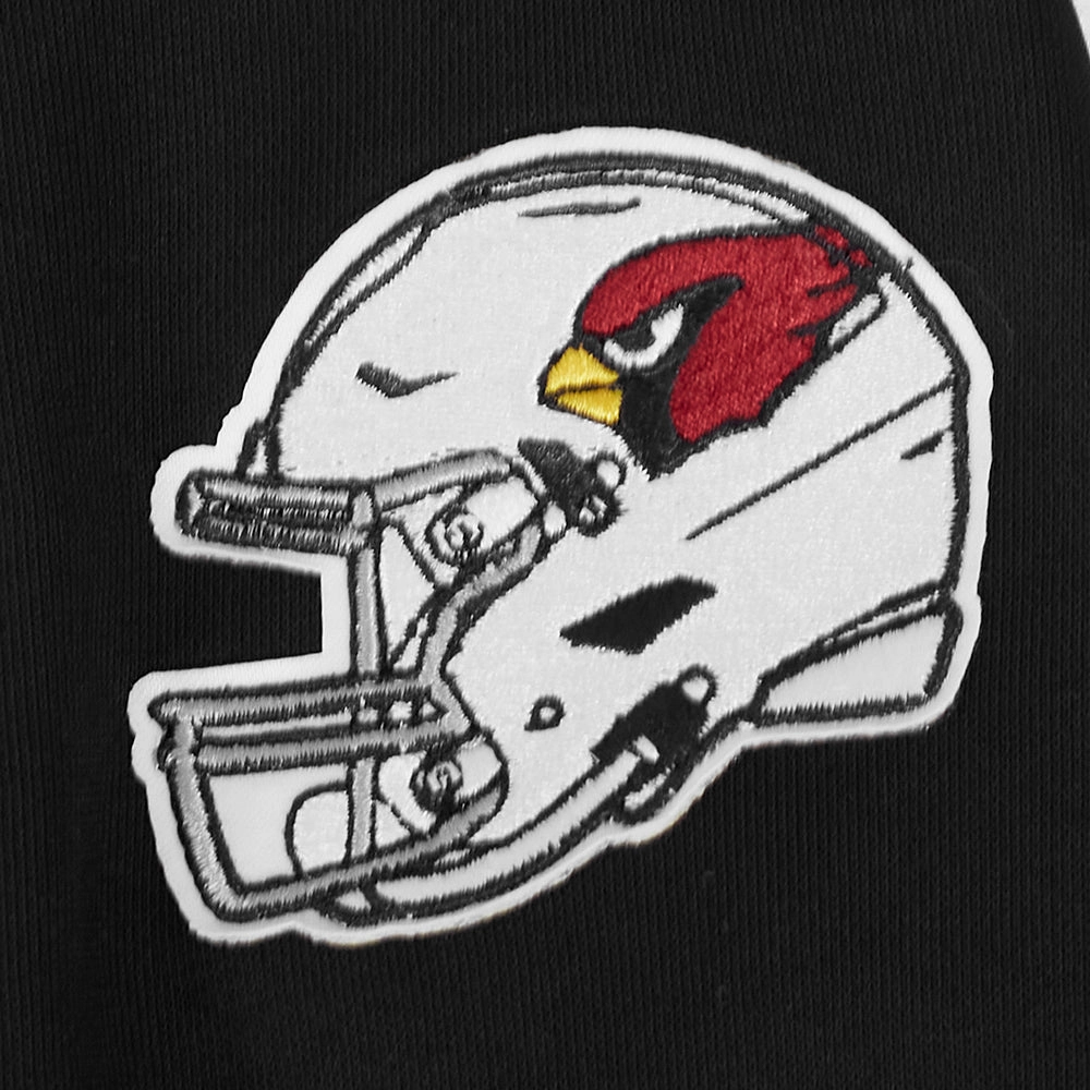 NFL ARIZONA CARDINALS CLASSIC WOMEN'S FLEECE CREWNECK (BLACK)