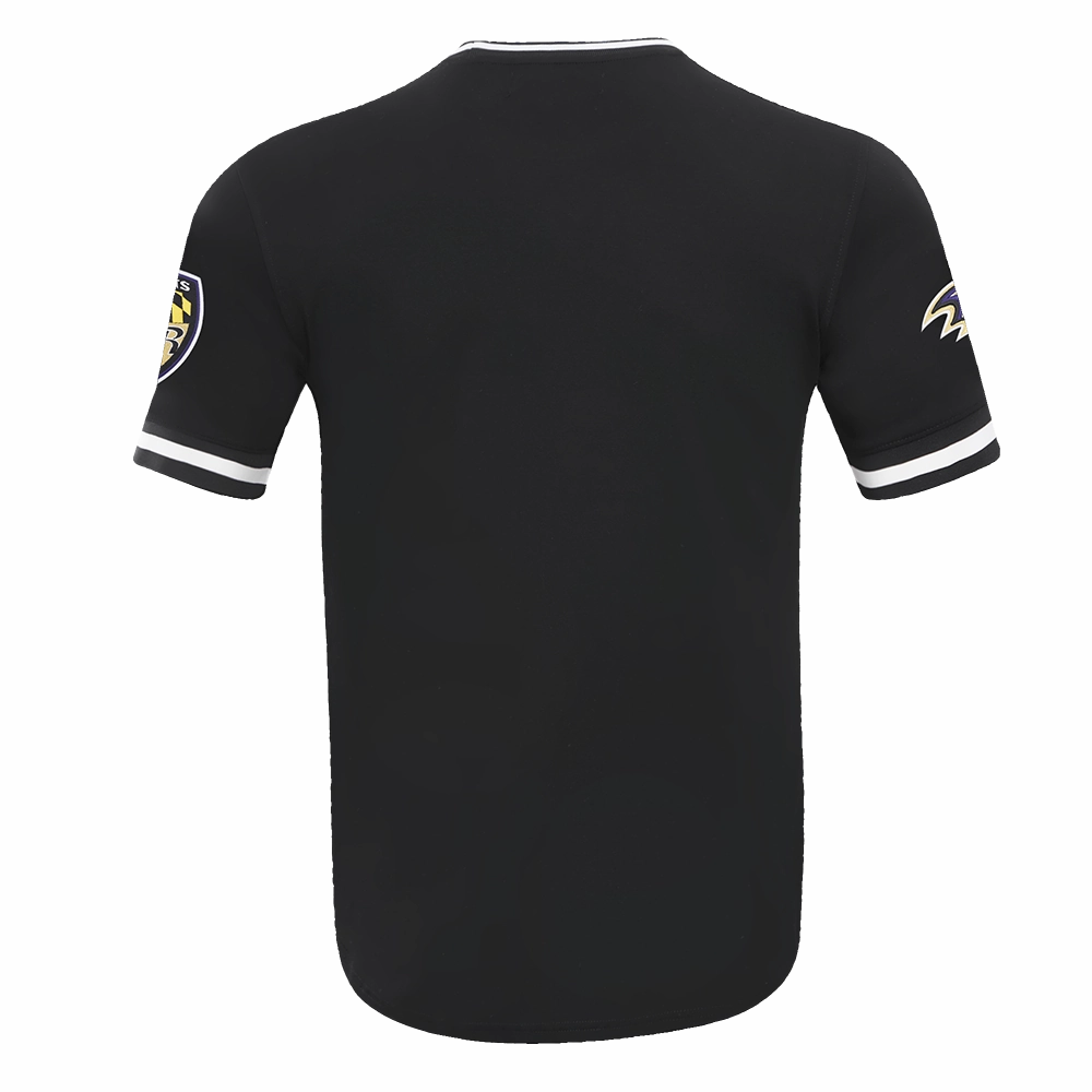 NFL BALTIMORE RAVENS CLASSIC CHENILLE MEN'S TEE (BLACK)