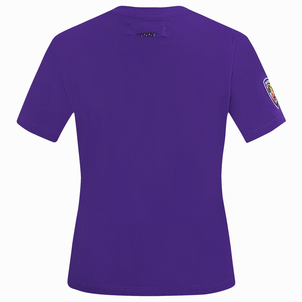 NFL BALTIMORE RAVENS CLASSIC WOMEN'S SJ SLIM FIT TEE (PURPLE)